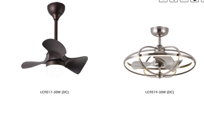 LED Lum Ceiling Fan – Product 151 | Modern Cooling Solutions