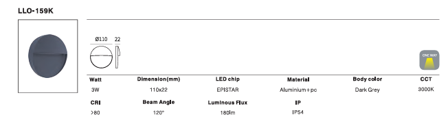LED Outdoor Wall Light P-102