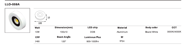 LED Outdoor Wall Light P-123