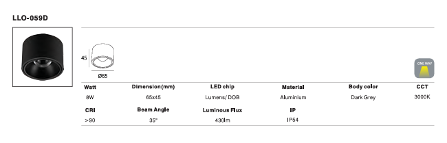 LED Outdoor Wall Light P-127
