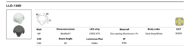 LED Outdoor Wall Light P-134