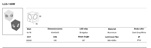 LED Outdoor Wall Light P-151