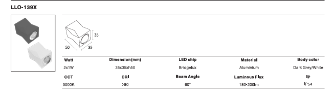 LED Outdoor Wall Light P-152
