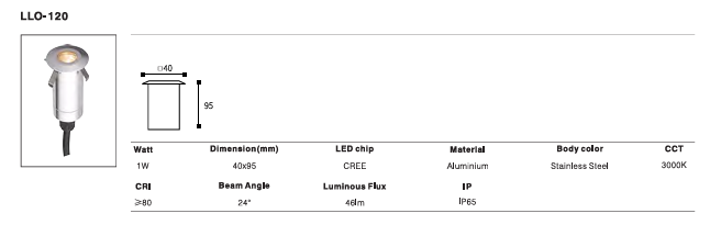 LED Outdoor Wall Light P-155