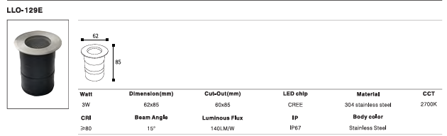 LED Outdoor Wall Light P-156