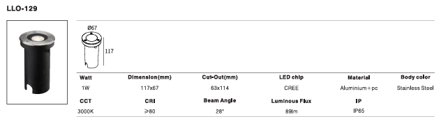 LED Outdoor Wall Light P-157