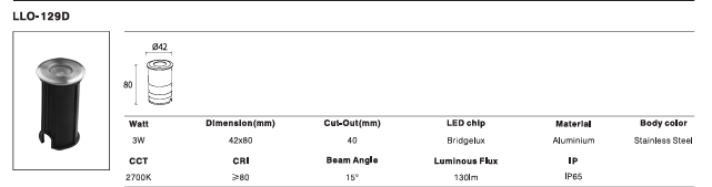 LED Outdoor Wall Light P-160