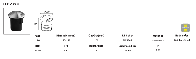LED Outdoor Wall Light P-169