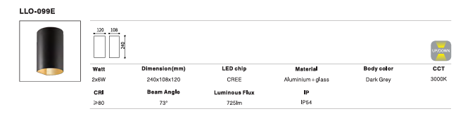 LED Outdoor Wall Light P-017