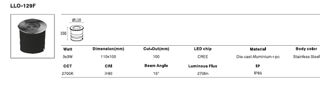LED Outdoor Wall Light P-171