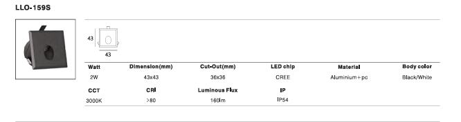 LED Outdoor Wall Light P-190