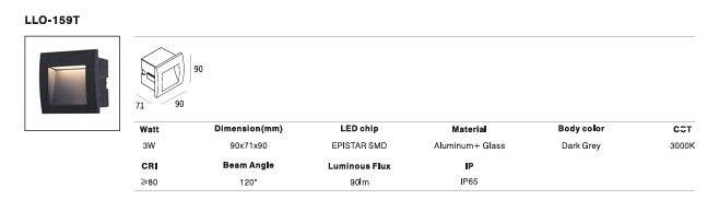 LED Outdoor Wall Light P-192