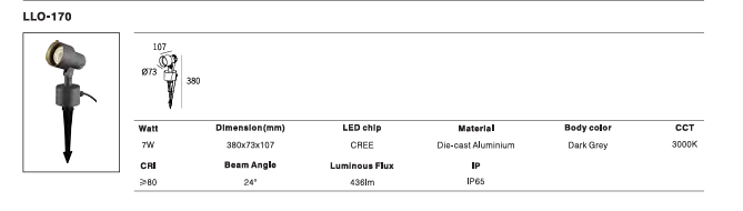 LED Outdoor Wall Light P-198
