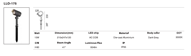 LED Outdoor Wall Light P-199
