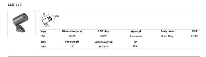LED Outdoor Wall Light P-205