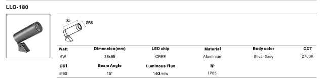 LED Outdoor Wall Light P-206