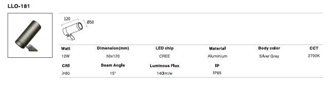LED Outdoor Wall Light P-207