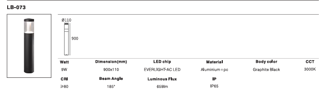 LED Outdoor Wall Light P-241