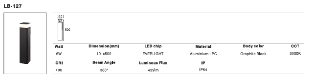 LED Outdoor Wall Light P-261