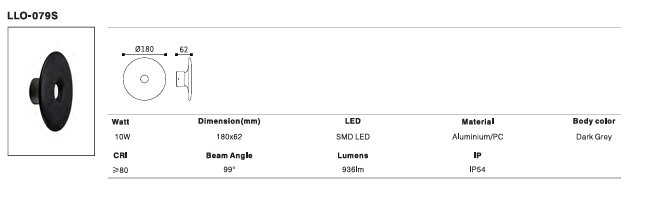 LED Outdoor Wall Light P-288