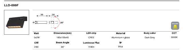 LED Outdoor Wall Light P-037