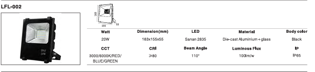 LED Outdoor Wall Light P-383