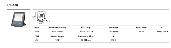 LED Outdoor Wall Light P-389