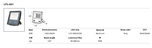 LED Outdoor Wall Light P-390