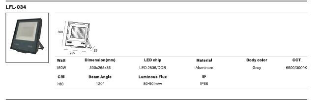LED Outdoor Wall Light P-393