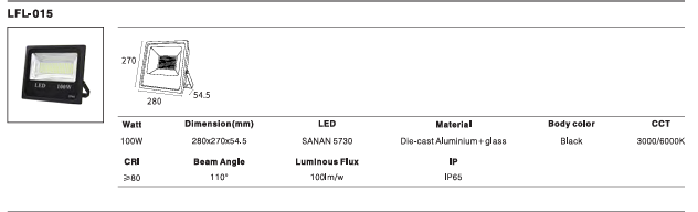 LED Outdoor Wall Light P-398