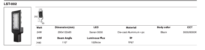 LED Outdoor Wall Light P-405