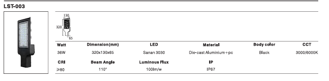 LED Outdoor Wall Light P-406