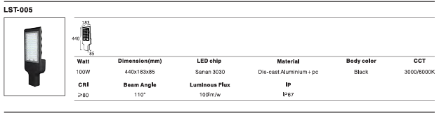 LED Outdoor Wall Light P-408
