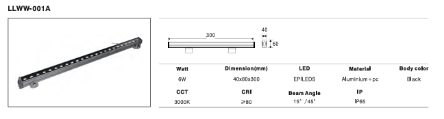 LED Outdoor Wall Light P-409