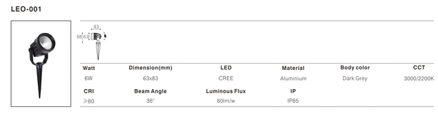 LED Outdoor Wall Light P-419