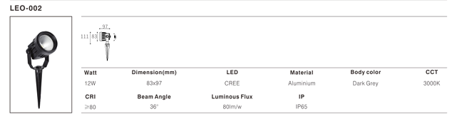 LED Outdoor Wall Light P-420
