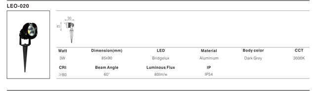 LED Outdoor Wall Light P-421