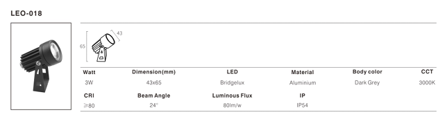 LED Outdoor Wall Light P-422