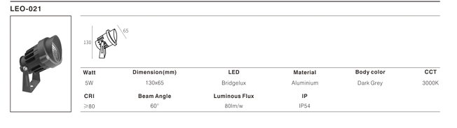LED Outdoor Wall Light P-424