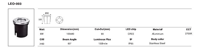 LED Outdoor Wall Light P-425
