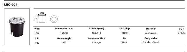 LED Outdoor Wall Light P-426