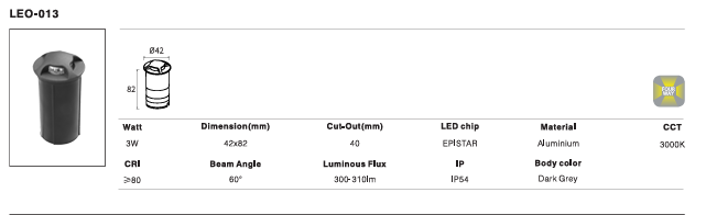 LED Outdoor Wall Light P-429