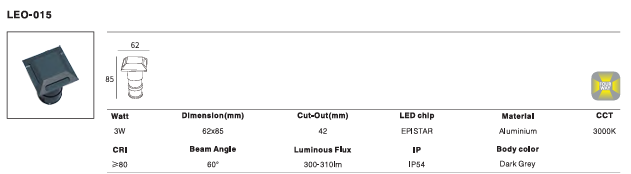 LED Outdoor Wall Light P-431