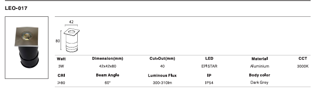 LED Outdoor Wall Light P-433