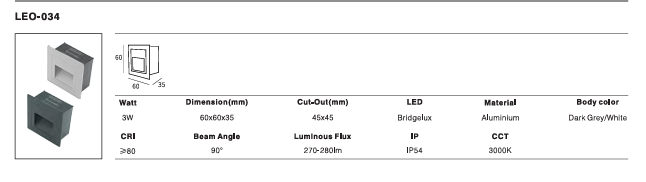 LED Outdoor Wall Light P-463