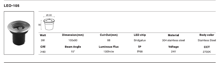 LED Outdoor Wall Light P-474