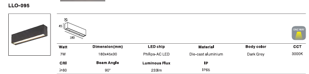 LED Outdoor Wall Light P-092