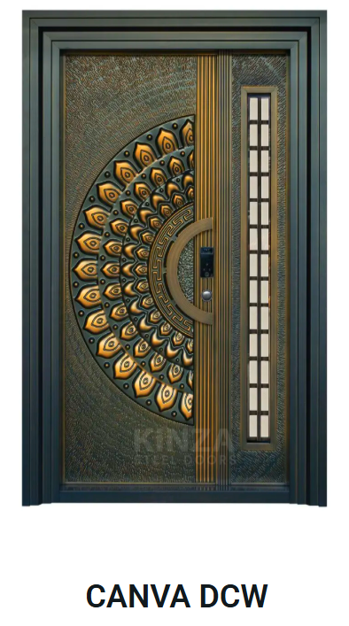Modern Geometric Semi Luxury Steel Door Model 003 | Universal Steel Doors
